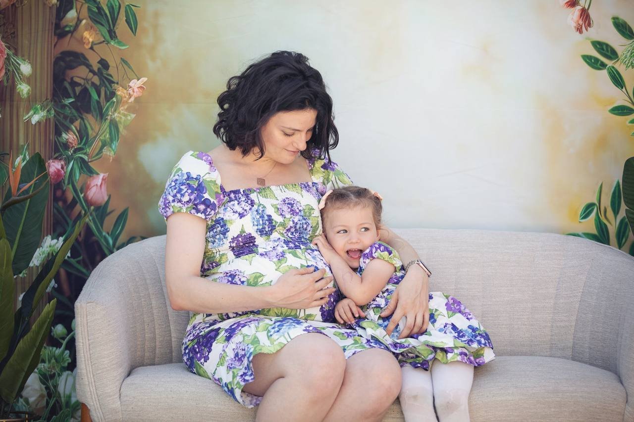 A joyful family moment