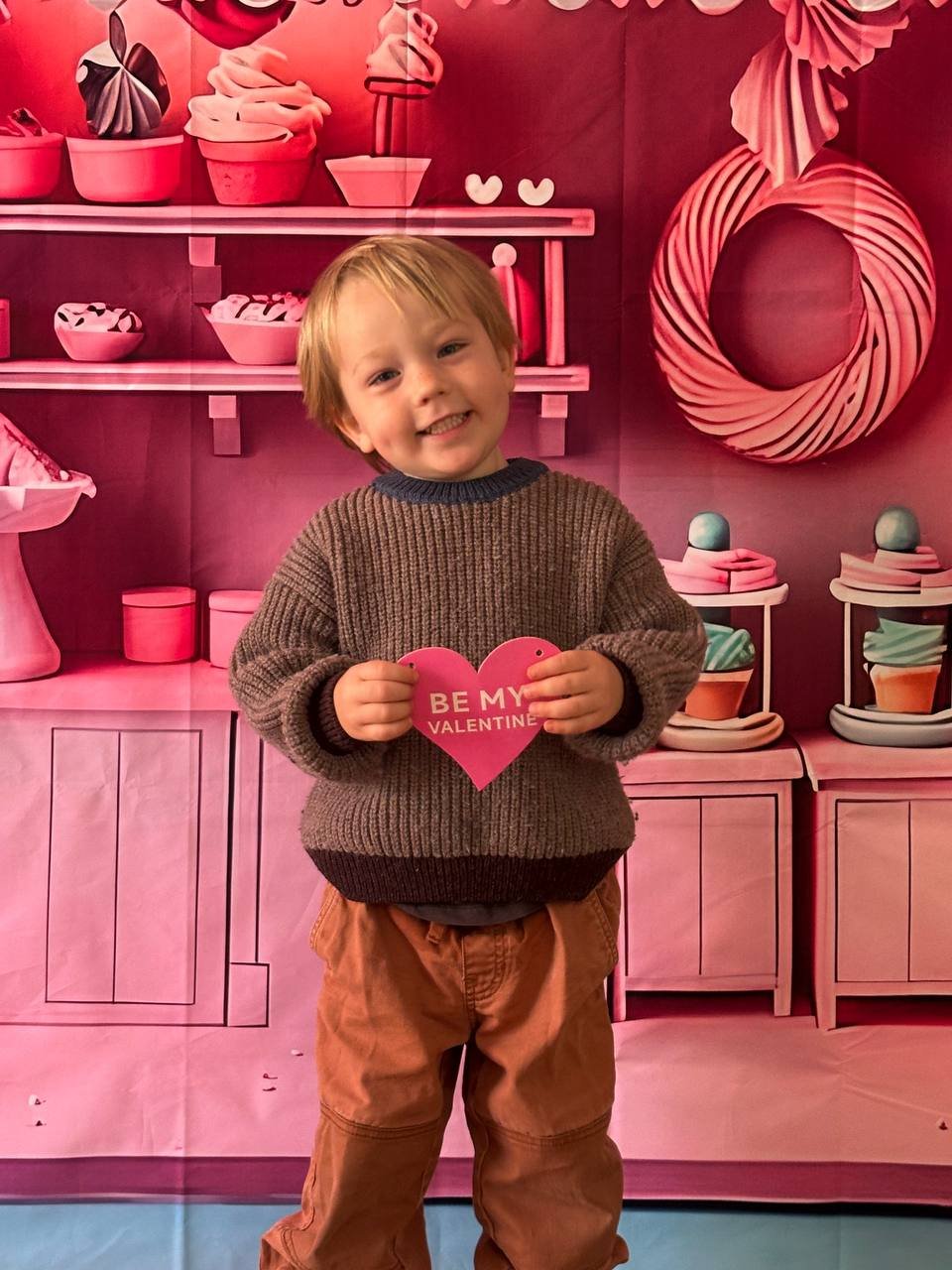 “Be my Valentine” at the photo corner